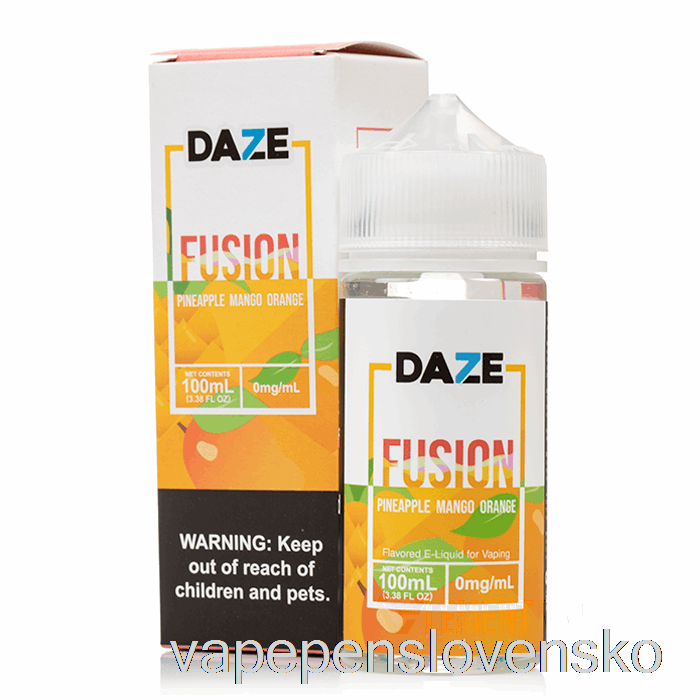Ananás Mango Pomaranč - 7 Daze Fusion - 100 Ml 3 Mg Vape Bez Nikotinu